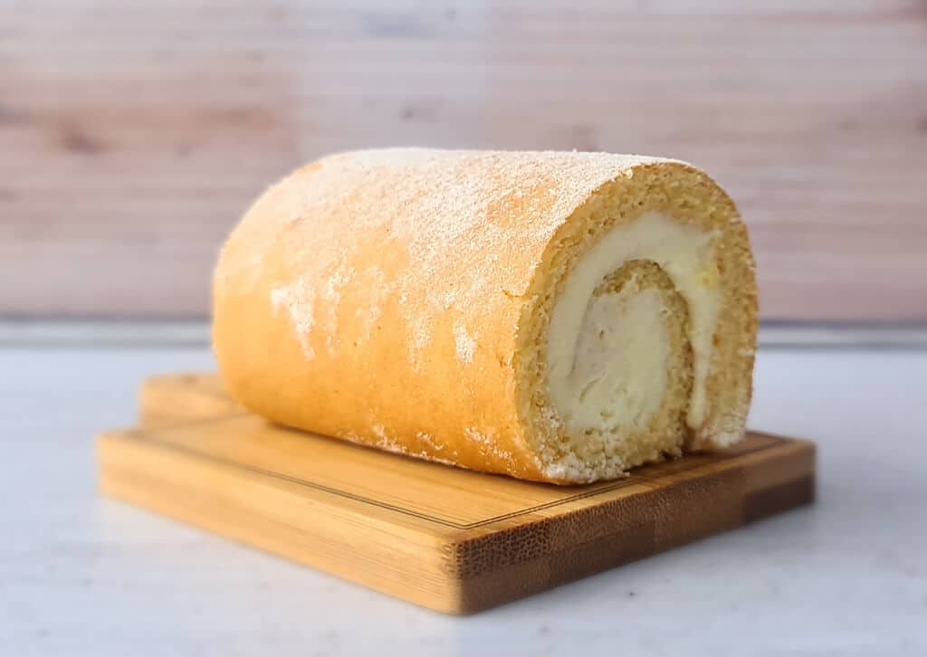 postre rollito de crema santa helena